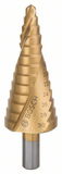 Bosch 2608587430 HSS-TIN Lépcsős fúró háromlapú szárral  13 lépcsővel 4-30mm