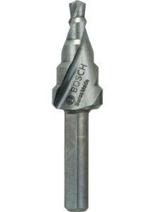 Bosch 2608597518 HSS Lépcsős fúró háromlapú szárral  5 lépcsővel 4-12mm termék fő termékképe