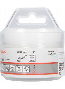 Bosch 2608599016 Best for Ceramic Dry Speed X-LOCK gyémánt körkivágó 51mm termék fő termékképe