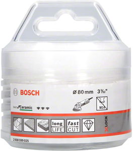 Bosch 2608599025 Best for Ceramic Dry Speed X-LOCK gyémánt körkivágó 80mm termék fő termékképe