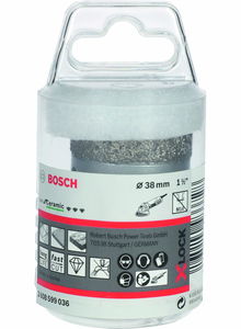 Bosch 2608599036 Best for Ceramic Dry Speed X-LOCK gyémánt körkivágó 38mm termék fő termékképe