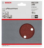 Bosch 2608607247 C430 Expert for Wood and Paint csiszolólap 150mm P60/120/240 6db-os kiszerelés