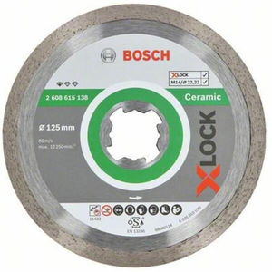 Bosch 2608615138 X-LOCK Standard for Ceramic gyémánt vágótárcsa 125mm termék fő termékképe