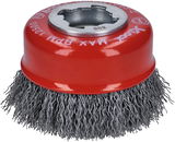 Bosch 2608620725 X-LOCK Clean for Metal hullámosított huzalú csészekefe 75mm