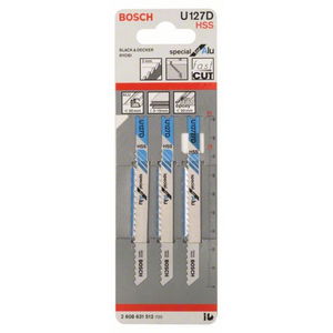 Bosch 2608631512 U 127 D Special for Alu szúrófűrészlap 3db termék fő termékképe