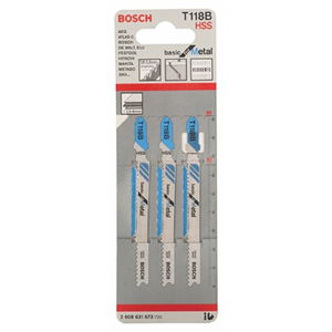 Bosch 2608631673 T 118 B Basic for Metal szúrófűrészlap 3db termék fő termékképe