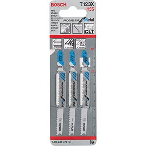 Bosch 2608638472 T 123 XF Progressor for Metal szúrófűrészlap 3db termék fő termékképe