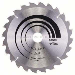 Bosch 2608640431 körfűrészlap 216x30mm Z=24 termék fő termékképe