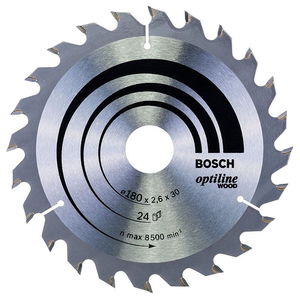 Bosch 2608640608 körfűrészlap 180x30/20mm Z=24 termék fő termékképe