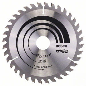 Bosch 2608640609 körfűrészlap 180x30/20mm Z=36 termék fő termékképe