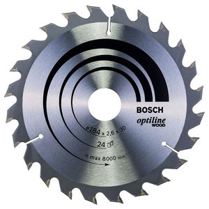 Bosch 2608640610 körfűrészlap 184x30mm Z=24 termék fő termékképe