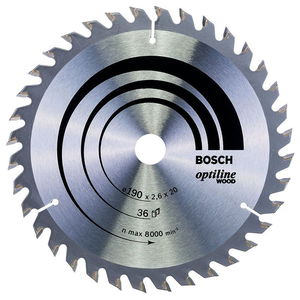 Bosch 2608640613 körfűrészlap 190x20/16mm Z=36 termék fő termékképe