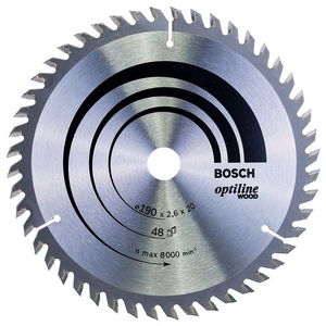 Bosch 2608640614 körfűrészlap 190x20/16mm Z=48 termék fő termékképe