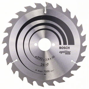 Bosch 2608640618 körfűrészlap 200x30mm Z=24 termék fő termékképe