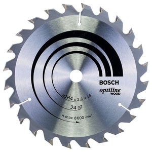 Bosch 2608640817 körfűrészlap 184x16mm Z=24 termék fő termékképe