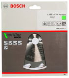 Bosch 2608641173 körfűrészlap 160x20/16mm Z=12