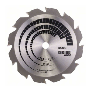 Bosch 2608641200 körfűrészlap 184x16mm Z=12 termék fő termékképe