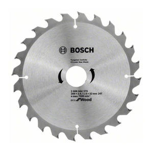 Bosch 2608644379 Eco for Wood körfűrészlap 200x32mm Z=24 termék fő termékképe