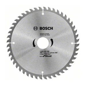 Bosch 2608644380 Eco for Wood körfűrészlap 200x32mm Z=48 termék fő termékképe