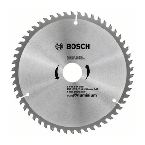 Bosch 2608644389 Eco for Aluminium körfűrészlap 190x30mm Z=54 termék fő termékképe