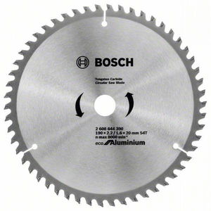 Bosch 2608644390 Eco for Aluminium körfűrészlap 190x20mm Z=54 termék fő termékképe