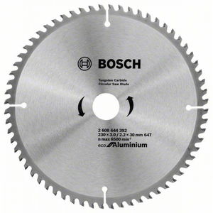 Bosch 2608644392 Eco for Aluminium körfűrészlap 230x30mm Z=64 termék fő termékképe