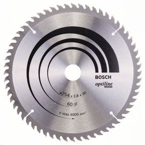 Bosch 2608640444 körfűrészlap 254x30mm Z=60 termék fő termékképe