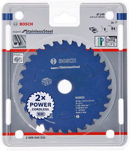 Bosch 2608644531 Expert for Stainless Steel körfűrészlap 140x20mm Z=30 termék fő termékképe