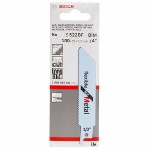 Bosch S 522 BF Flexible for Metal szablyafűrészlap 5db-os kiszerelés termék fő termékképe