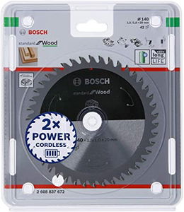 Bosch 2608837672 körfűrészlap 140x20mm Z=42 termék fő termékképe