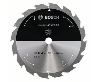 Bosch 2608837697 körfűrészlap 184x16mm Z=16 termék fő termékképe