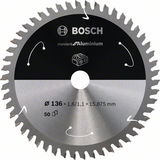 Bosch 2608837753 Standard for Aluminium körfűrészlap 136x15,875mm Z=50