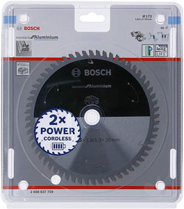 Bosch 2608837759 Standard for Aluminium körfűrészlap 173x20mm Z=60 termék fő termékképe