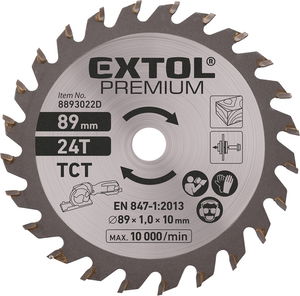 Extol 8893022D körfűrészlap 8893022 mini körfűrészhez termék fő termékképe