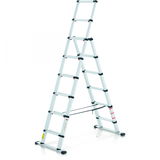 Teleszkópos kombinált létra 6+2 fokos