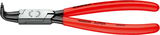 Seegergyűrű fogó BH 90°-os, PVC nyél J11 130 mm, 12- 25 mm, polírozott fej