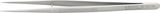 Precíziós csipesz, egyenes, vezetocsappal, INOX 155 mm hegyes 0,5 mm, fogazott hegy, 648.SAB