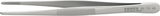 Precíziós csipesz, egyenes , INOX, 7314.SA.B 145 mm, tompa 2,7 mm, recés hegy