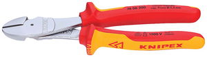 KNIPEX Szigetelt oldalcsípő fogó, erő, kétkomponensű nyél 180 mm, 1000V termék fő termékképe