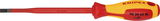 KNIPEX Szigetelt csavarhúzó, lapos, vékonyított szár 100x 3,5x 0,6, 1000V