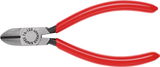 Elektronikai oldalcsípő fogó, PVC nyél 125 mm/0,4-3,0 mm, polírozott fej