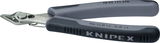 Elektronikai oldalcsípő fogó, Super-Knips, ESD 140 mm/0,2-2,1 mm, INOX
