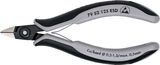 Elektronikai oldalcsípő fogó, precíziós, ESD 125 mm/0,2-1,3 mm, hegyes fej