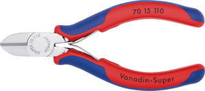 Oldalcsípő fogó, krómozott, kétkomponensű nyél 110 mm/1,2-3,0mm, rugóval termék fő termékképe