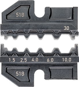 Krimpelő betét 9743-as fogókhoz 1,5-4/6,0+10 mm2, AWG16-8/10/8, végösszekötőhöz termék fő termékképe