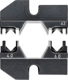 Krimpelő betét 9743-as fogókhoz (Solar) 4,0+6,0 mm2, Huber+Shuner, AWG11+10