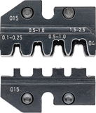 Krimpelő betét 9743-as fogókhoz 0,1-2,5 mm2, AWG26-14, szigeteletlen csúszósaru