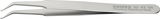 Precíziós szerelő csipesz, SMD technikához, INOX 115 mm, 1,5mm 45°-ban hajlított, SM111.SA.1
