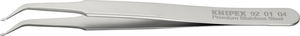 Precíziós szerelő csipesz, SMD technikához, INOX 115 mm, 1,5mm 45°-ban hajlított, SM111.SA.1 termék fő termékképe