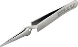 Perciziós keresztcsipesz, egyenes, INOX, 2AX.SA.1 120 mm tompa 1,9 mm